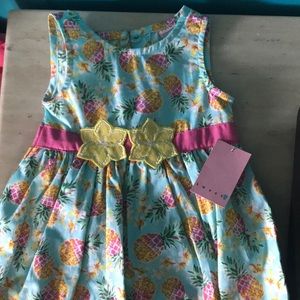 Tropical 2pc baby Dress